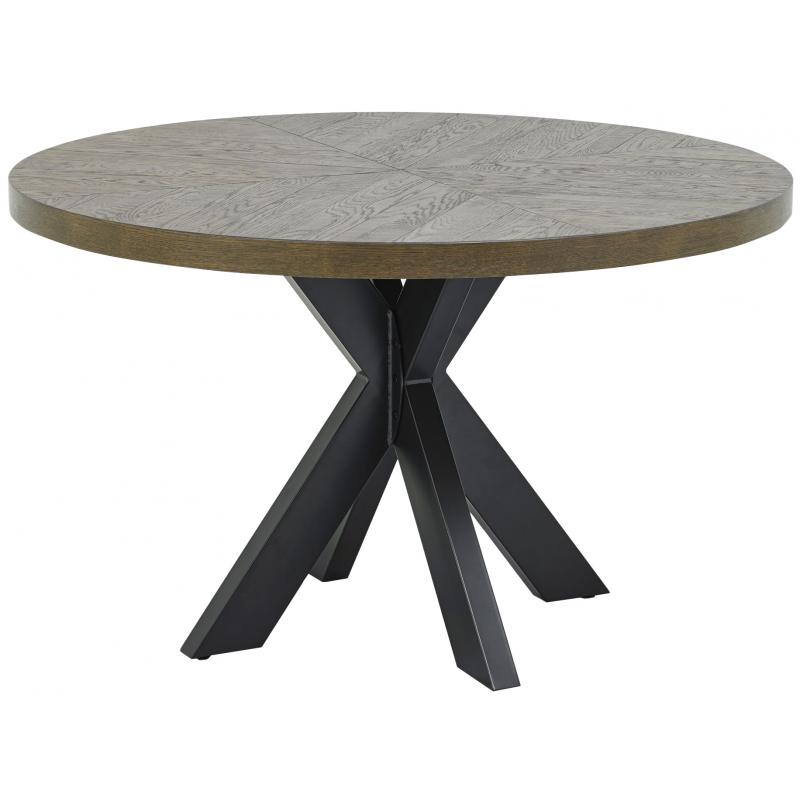 Bohemia Fumed Oak Round Dining Table